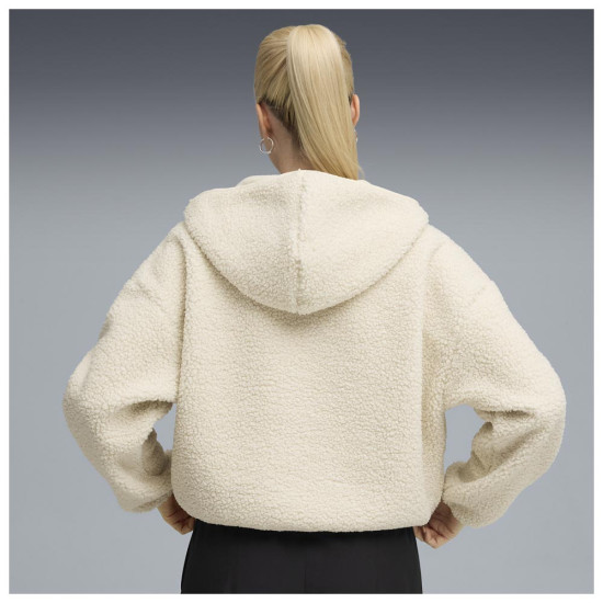Puma Γυναικείο φούτερ Wardrobe Essentials Oversized Polar Fleece Hoodie